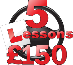 First 5 lessons for £150 First 5 lessons for £150